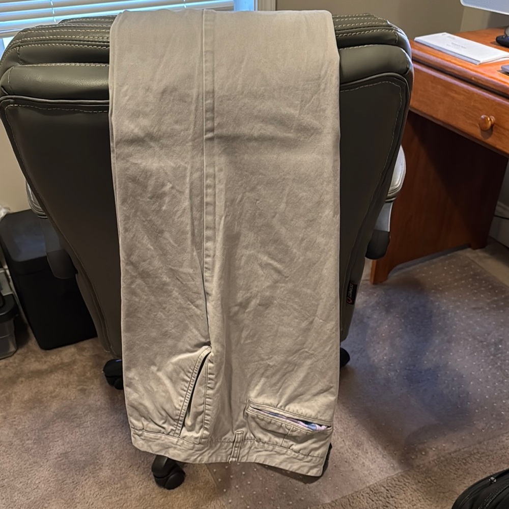 Bonobos Gray Chinos Cotton Blend Straight Leg